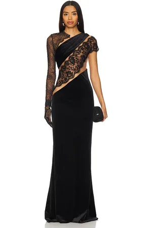 Bronx and Banco Cobra One Shoulder Gown in
