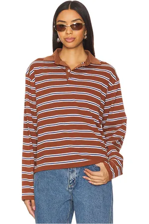 ALL THE WAYS Sophia Oversized Henley Top in
