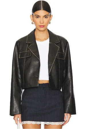 superdown Blakely Faux Leather Jacket in