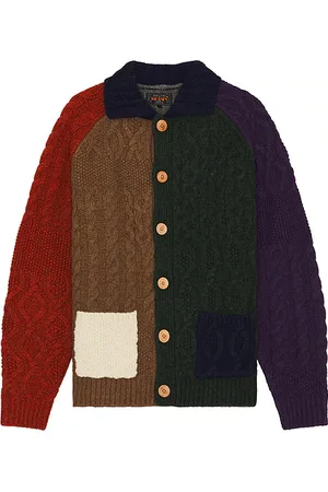 Beams Cardigan Alan Patchwork in