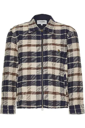 Corridor Jacquard Plaid Zip Jacket in