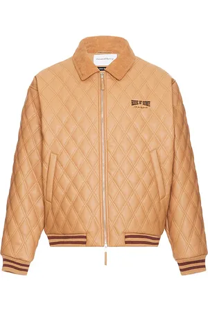 House of Sunny Midcentury Quilt Bomber Jacket in
