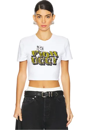 Fiorucci Rococo Print Cropped T