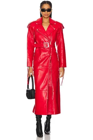 Retrofete Knightley Leather Trench Coat in