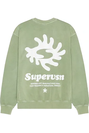 SUPERVSN Free Form Block Crewneck Sweatshirt in