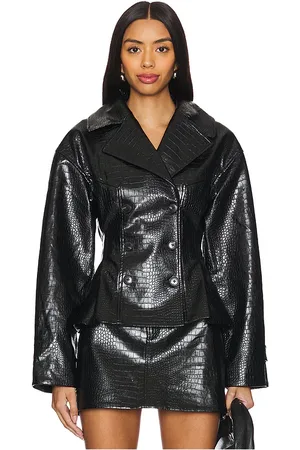 House of Harlow X REVOLVE Theo Faux Croc Jacket in