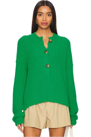 Free People Cocoa Henley Pullover in