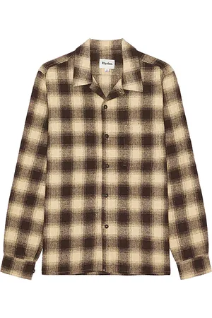 Rhythm Plaid Long Sleeve Flannel Shirt in