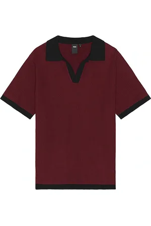 FORMER Perception Open Collar Polo in