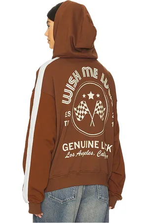 Wish Me Luck Genuine Luck Zip Up Hoodie in