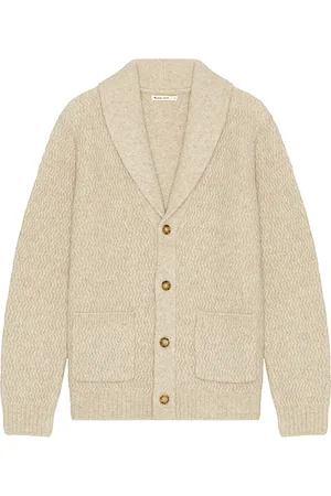Marine Yak Sweater Cardigan in