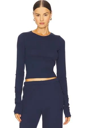 ÉTERNE Long Sleeve Baby Tee in