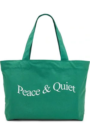 Museum of Peace and Quiet Wordmark Pigment Dyed Tote Bag in