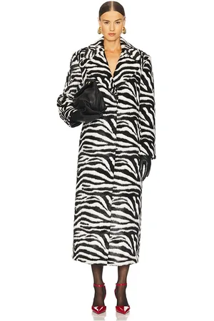 ROTATE Fluffy Clasp Coat in
