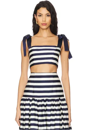 Bronx and Banco Quinn Striped Top in Navy & White in
