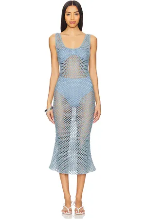 Escvdo Illapa Crochet Midi Dress in