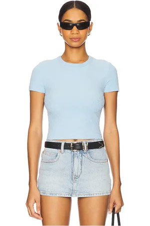 Alexander Wang Crew Neck Short Sleeve Baby Tee in