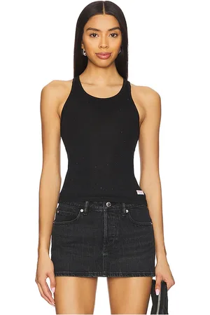Alexander Wang Hotfix Classic Racer Tank in