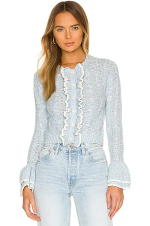 Tularosa Starlene Ruffle Cardigan in