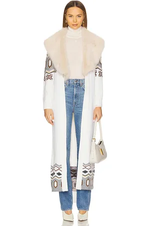 Retrofete Vail Faux Fur Cardigan in