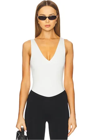 SANS FAFF Plunge V Bodysuit in