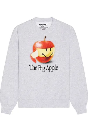 MARKET Smiley Big Apple Crewneck Sweatshirt in