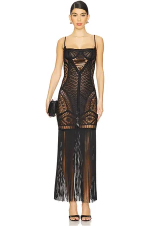 The Attico Sleeveless Midi Dress in
