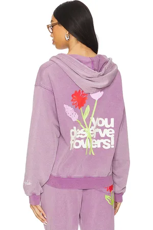 The Mayfair Group You Deserve Flowers Fitted Hoodie in