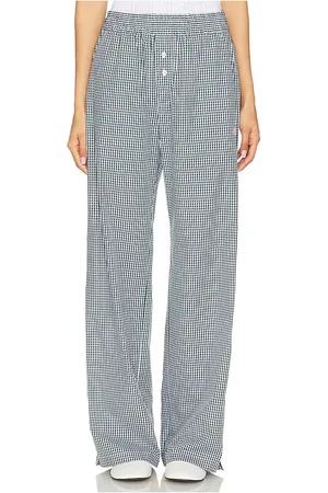 Fiorucci Gingham Logo Trousers in