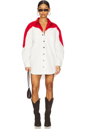 Fiorucci Heart Denim Shirt Dress in