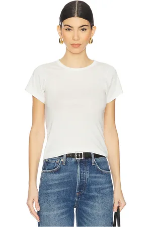 ÉTERNE Fitted Crewneck Short Sleeve Top in