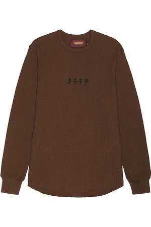 FORMER AG Long Sleeve Waffle Shirt in