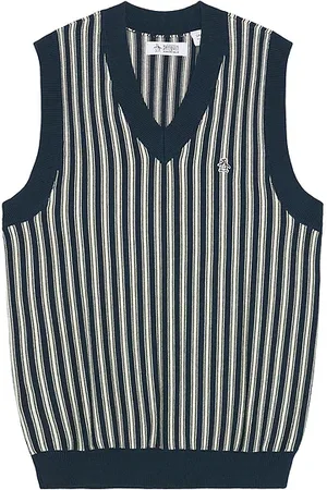 Original Penguin Vertical Stripe Sweater Vest in