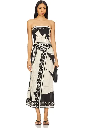JOHANNA ORTIZ Sailboats Pontoon Afternoon Maxi Dress in