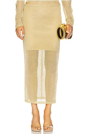 Cult Gaia Anura Knit Skirt in