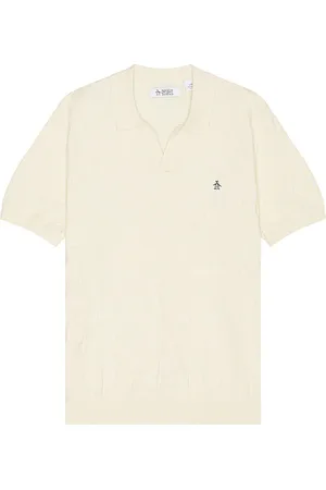 Original Penguin Jacquard Johnny Collar Sweater Polo in
