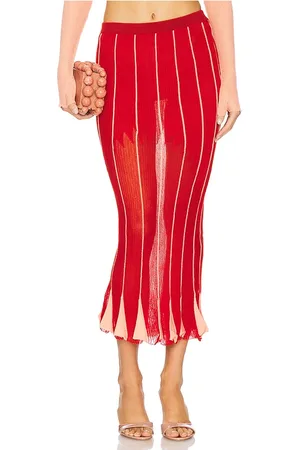 Isa Boulder Pleating Maxi Skirt in
