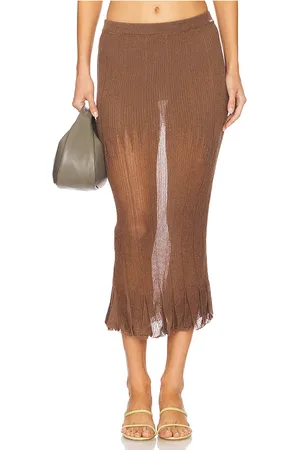 Isa Boulder Pleating Maxi Skirt in