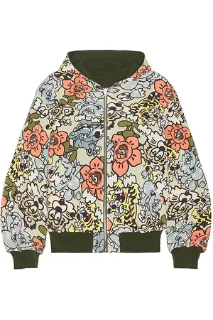 Kenzo X Verdy Collection Reversible Full Zip Hoodie in