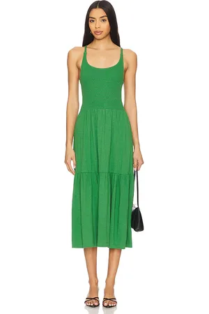 Nation LTD Penelope Cross Back Midi Dress in
