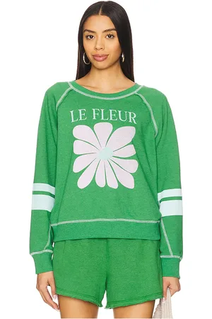 SUNDRY Le Fleur Raglan Sweatshirt in