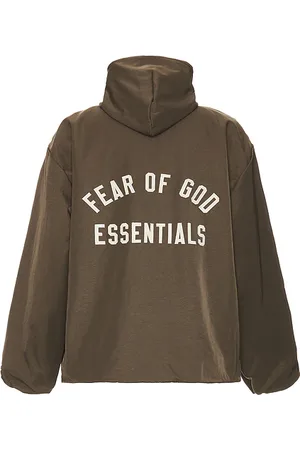 FEAR OF GOD Textured Nylon Hooded Coaches Jacket in