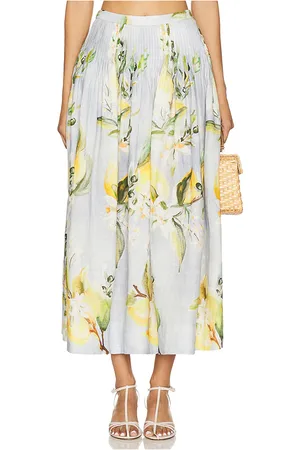 Nicholas Amabelle Pintuck Midi Skirt in