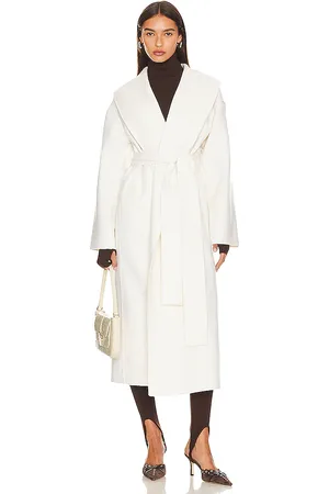 AEXAE Cashmere Wrap Coat in