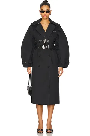 Ganni Bonded Trench Coat in