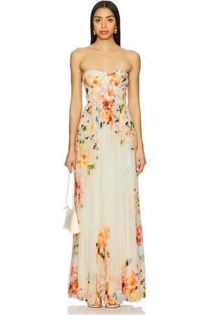 HEMANT AND NANDITA Corsetted Long Dress in