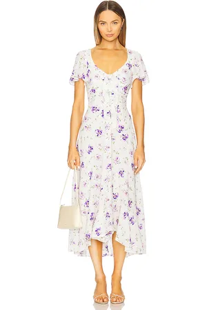 Cinq A Sept Tossed Midi Dress in