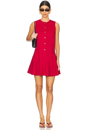 THEORY Sleeveless Button Down Mini Dress in