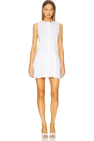 THEORY Sleeveless Button Down Mini Dress in