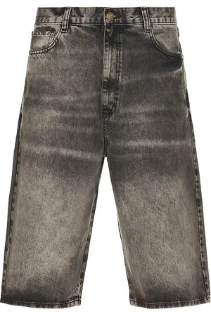 BOILER ROOM Cut Off Denim Shorts in